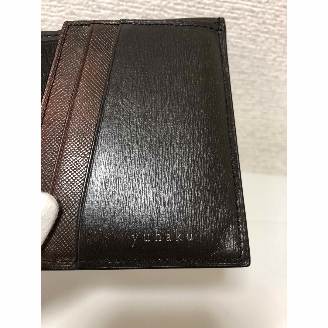 YUHAKU - yuhaku:YEV122 薄型二つ折り財布の通販 by mi's shop YUHAKU - yuhaku:YEV122 薄型二つ折り財布の通販 by mi's shop