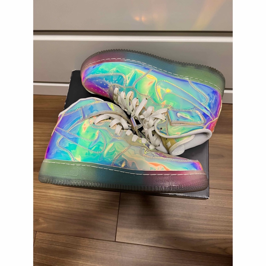 NIKE ID AIR FORCE 1 HIGH IRIDESCENT 28cm