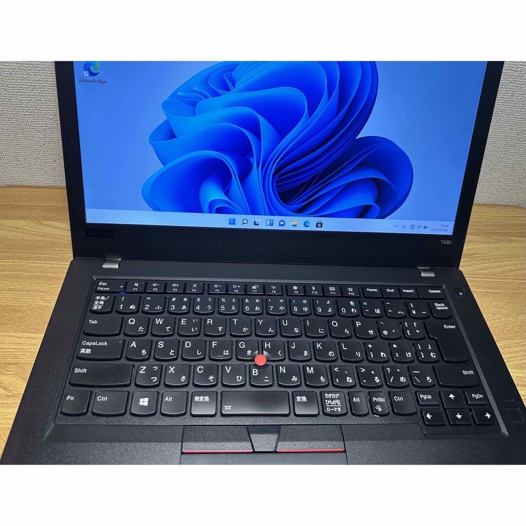 レノボ　Thinkpad T480s i5　メモリ16GB　ACアダプタ無し