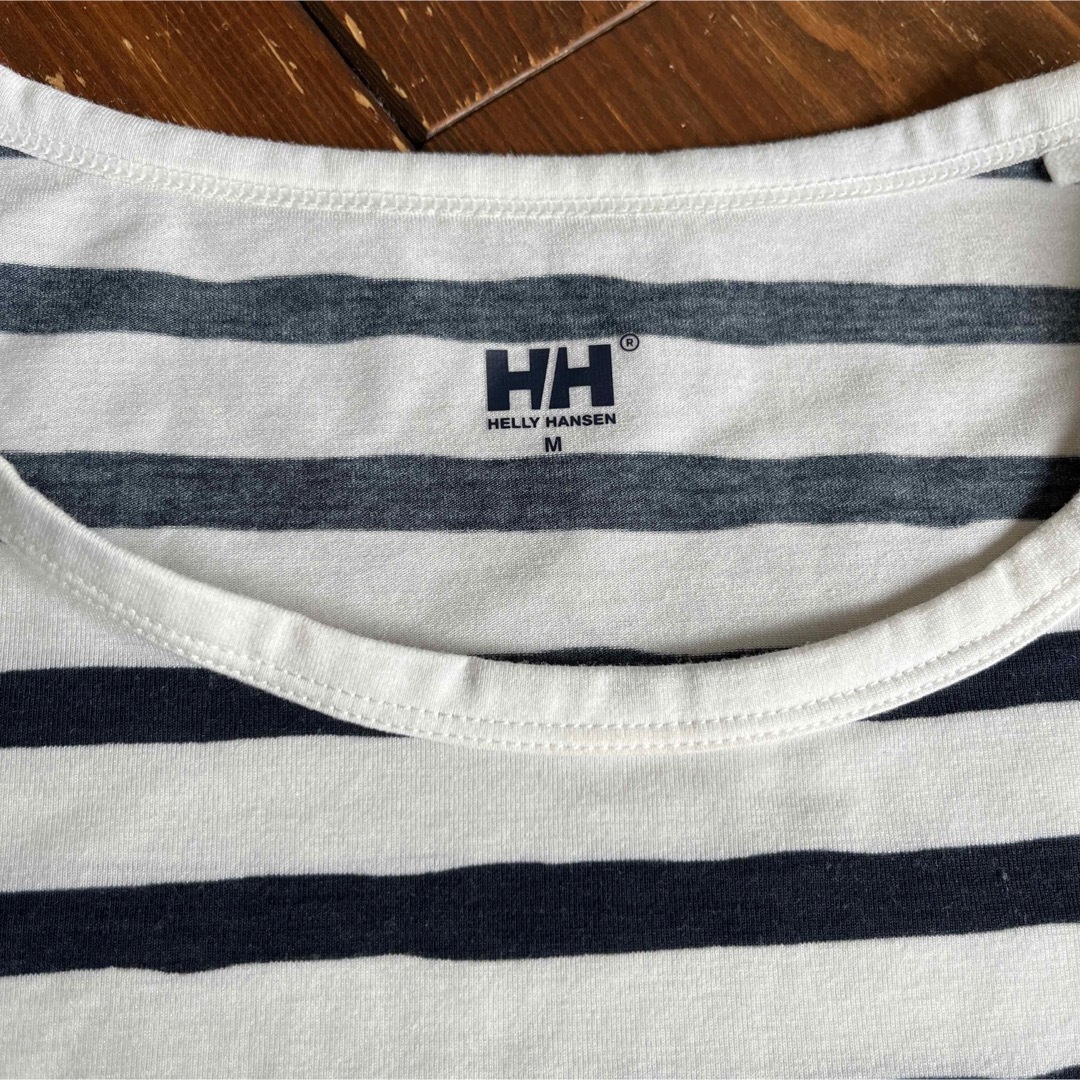 HELLY HANSEN(ヘリーハンセン)のヘリーハンセン★速乾tシャツ ボーダー　マリン レディースのトップス(Tシャツ(半袖/袖なし))の商品写真