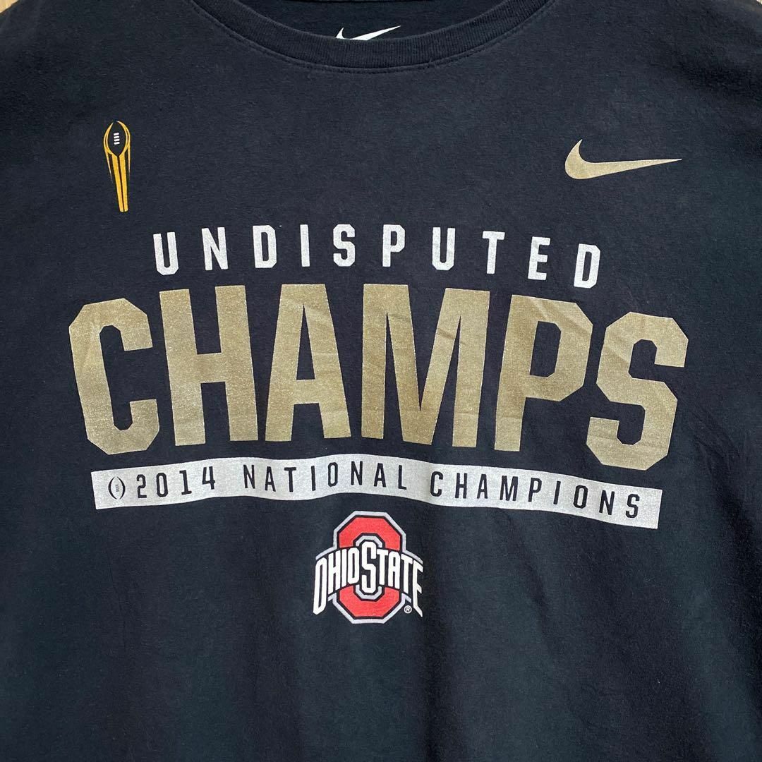 ナイキ メンズ 半袖 Tシャツ 黒 スポーツ 2014 L USA 90s