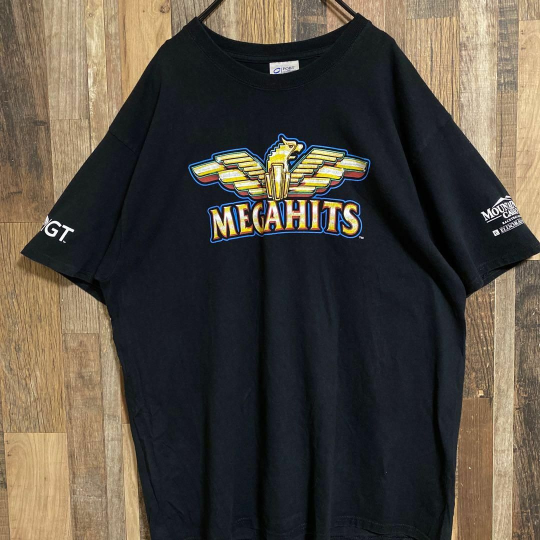 ネイビー ビッグシルエット USA 90s 半袖 Tシャツ ゆるダボ ロゴ