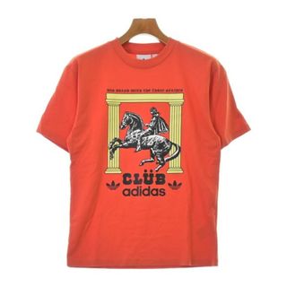 アディダス(adidas)のadidas アディダス Tシャツ・カットソー S オレンジ 【古着】【中古】(Tシャツ/カットソー(半袖/袖なし))