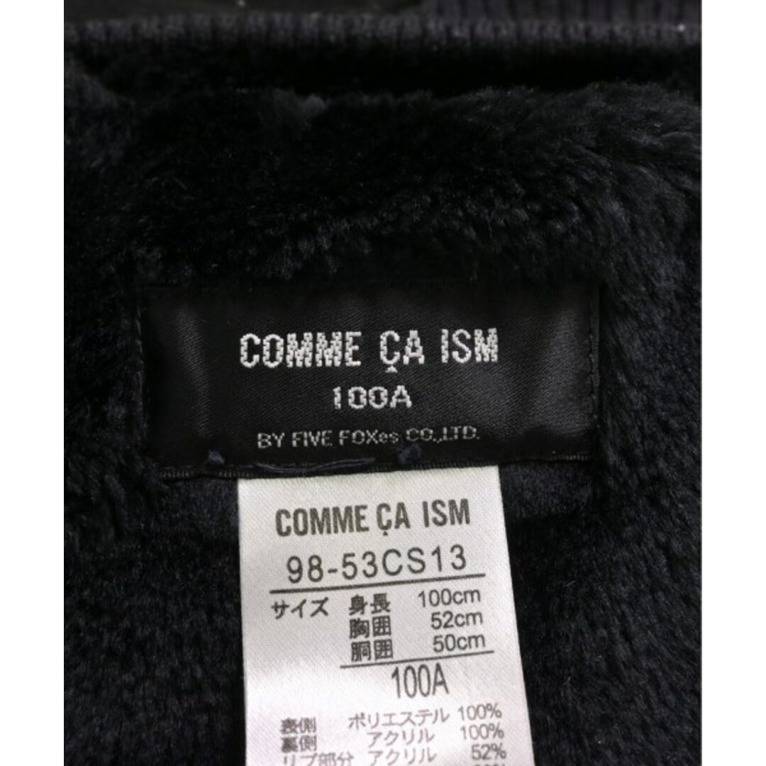 COMME CA ISM(コムサイズム)のCOMME CA ISM コムサイズム ブルゾン（その他） 100A 黒 【古着】【中古】 キッズ/ベビー/マタニティのキッズ服女の子用(90cm~)(ジャケット/上着)の商品写真