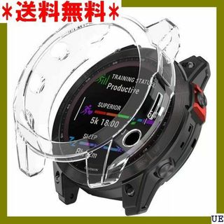 ２ Garmin EPIX 用 47mm ケース TPU素 バー クリア 220(モバイルケース/カバー)
