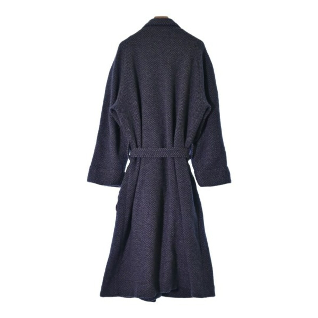 AQUA SCUTUM - AQUASCUTUM コート(その他) L 紺xグレー(ヘリンボーン