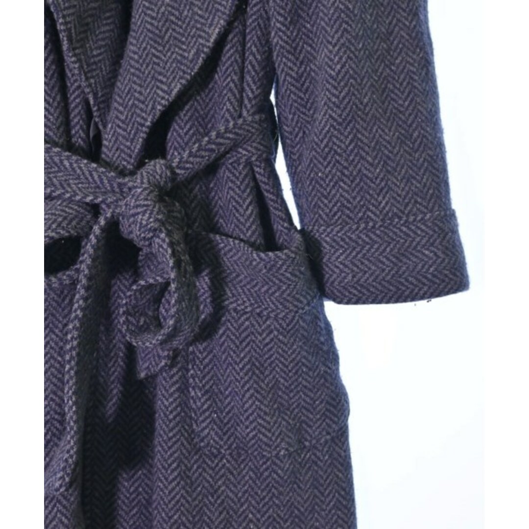 AQUA SCUTUM - AQUASCUTUM コート(その他) L 紺xグレー(ヘリンボーン
