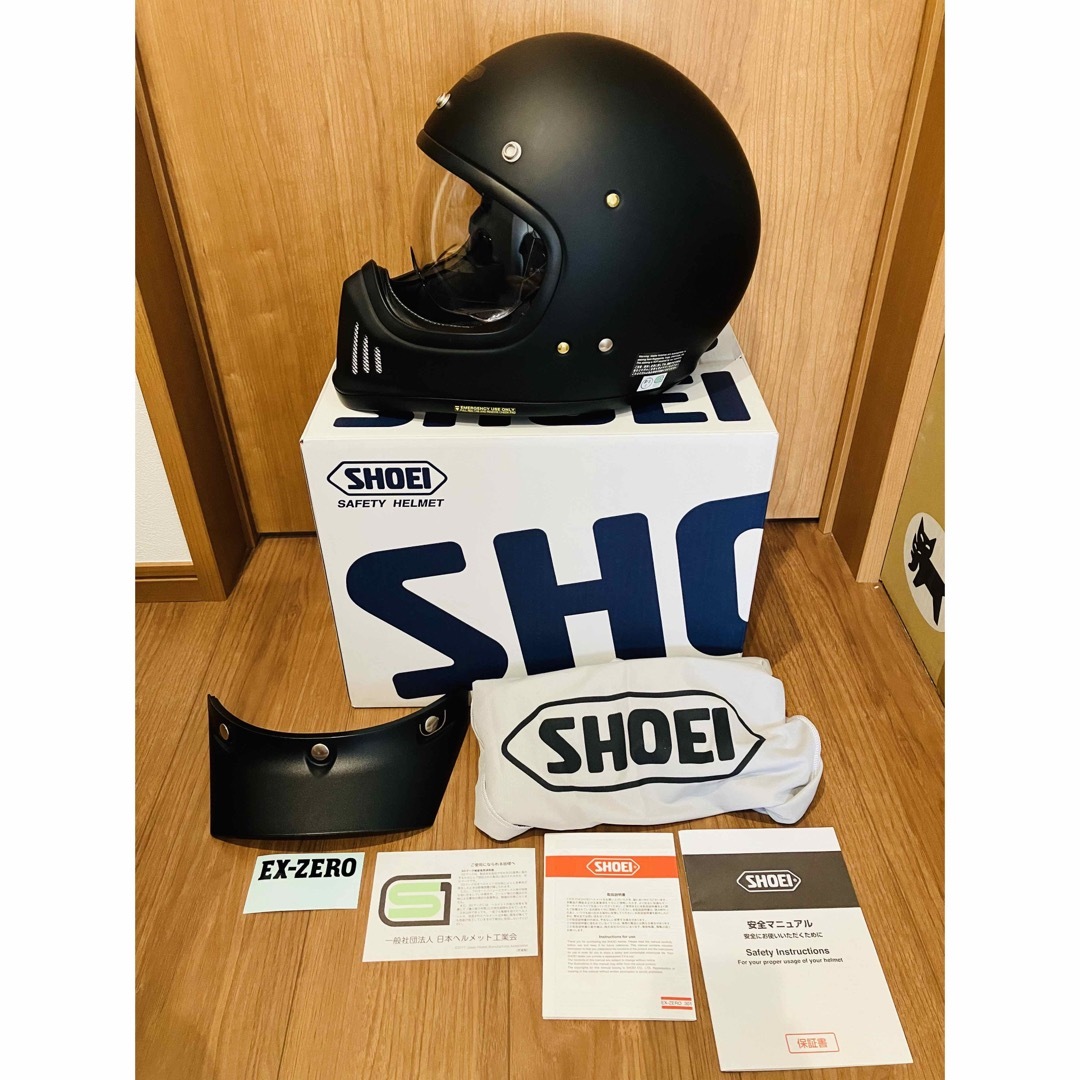 美品 状態良 SHOEI EX-ZERO 純正バイザー付き - 通販 - toptelha.net.br