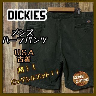 USA Dickies ディッキーズ ハーフパンツ カーキ 緑 34インチ