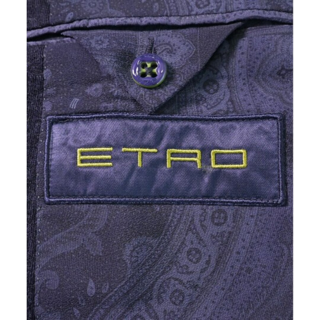 ETRO(エトロ)のETRO エトロ テーラードジャケット 54(XXL位) 紺(ペイズリー) 【古着】【中古】 メンズのジャケット/アウター(テーラードジャケット)の商品写真