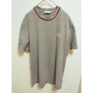 モンクレール(MONCLER)の訳あり MONCLER モンクレール グレーTシャツ(Tシャツ/カットソー(半袖/袖なし))