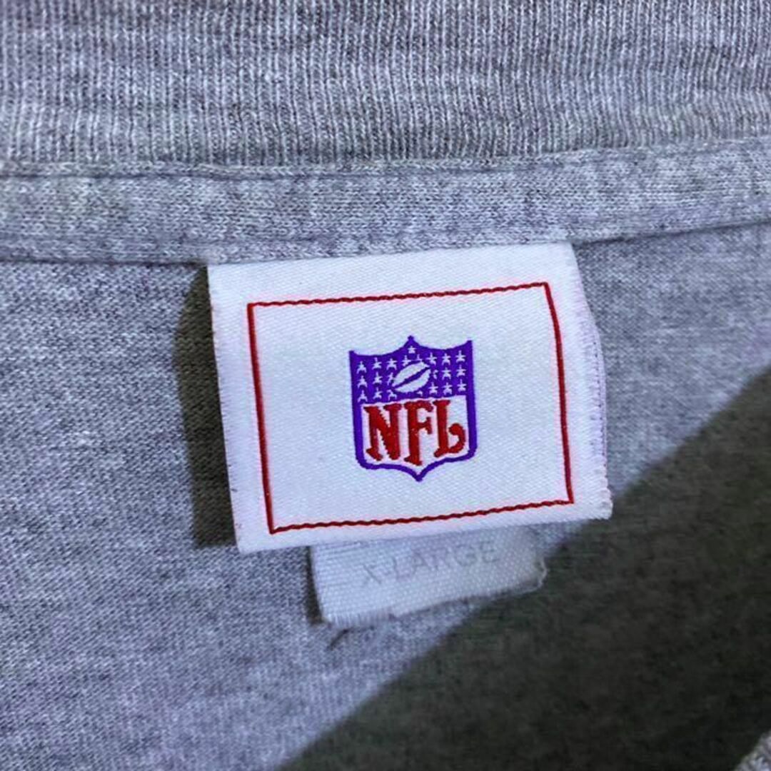 NFL チームロゴ シカゴ ベアーズ グレー 長袖 Tシャツ 古着 ロンT