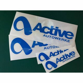Active AUTOWERKE　切り文字ステッカー　2枚セット＋おまけ(オーダーメイド)