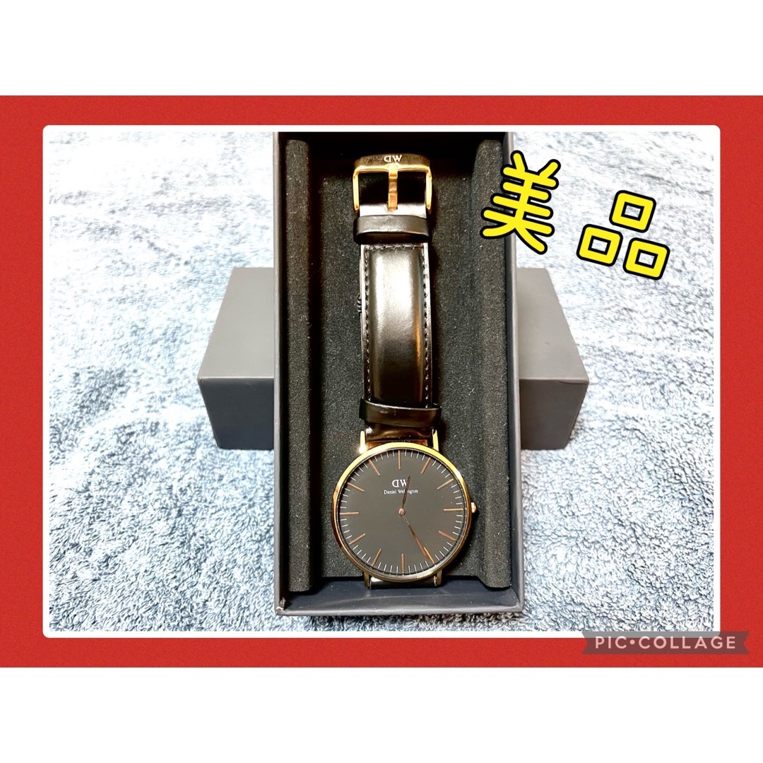ダニエル・ウェリントン CLASSIC SHEFFIELD ブラック 40mm - 腕時計