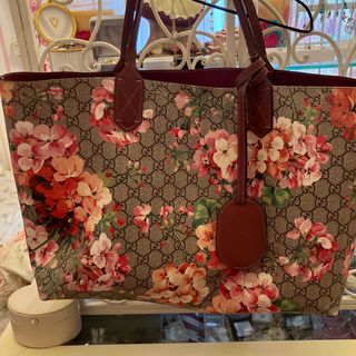 グッチ(Gucci)のSALE 花柄　バッグ(トートバッグ)