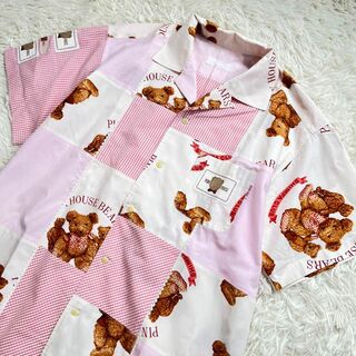 PINK HOUSE - 【美品】ピンクハウス オープンカラー シャツ 半袖 