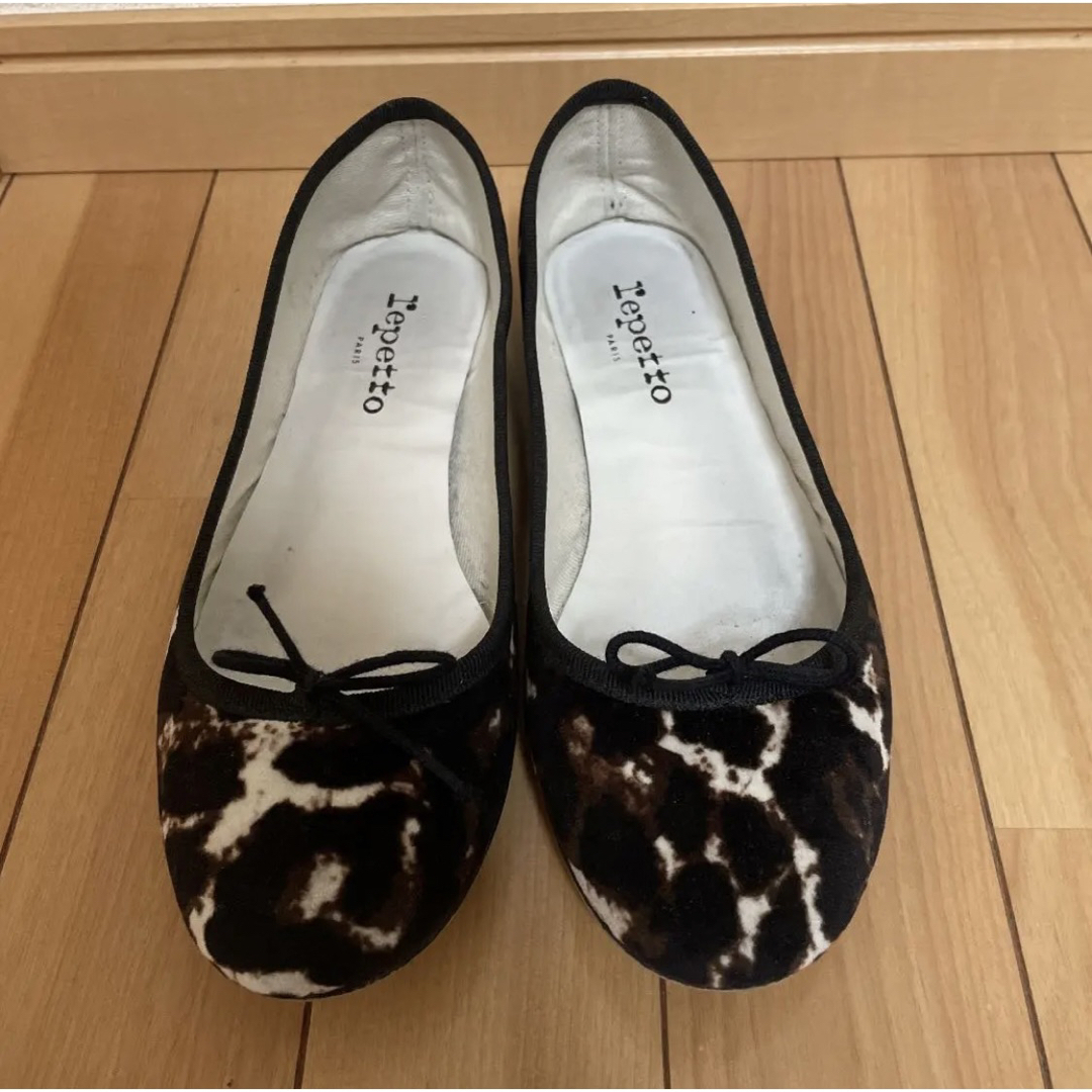 repetto - 今週末限定 レペット バレエシューズ レオパード repettoの