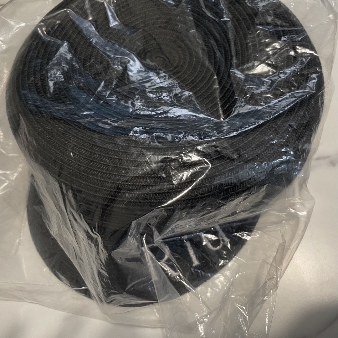 Riu Braid ribbon casquette black Rちゃん-