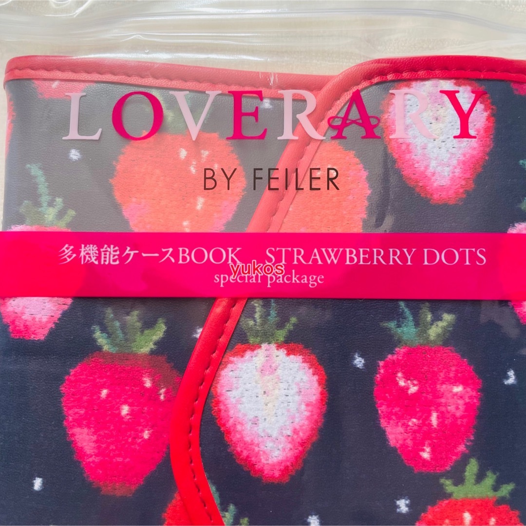 LOVERARY BY FEILER 赤 多機能ケースBOOK ❷711 通販