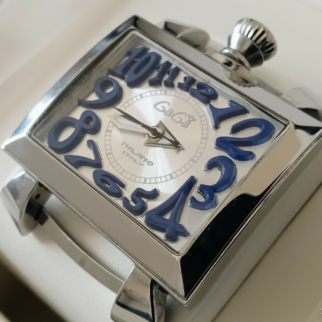 希少！ GaGa MILANO ナポレオーネ 48mm 自動巻き 裏スケ 腕時計