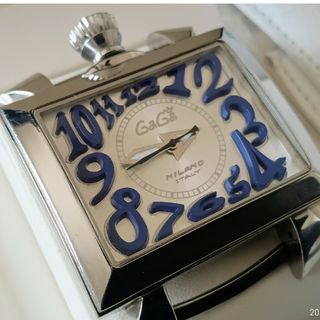 GaGa MILANO - 希少! GaGa MILANO ナポレオーネ 48mm 自動巻き 裏スケ