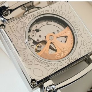 GaGa MILANO - 希少! GaGa MILANO ナポレオーネ 48mm 自動巻き 裏スケ