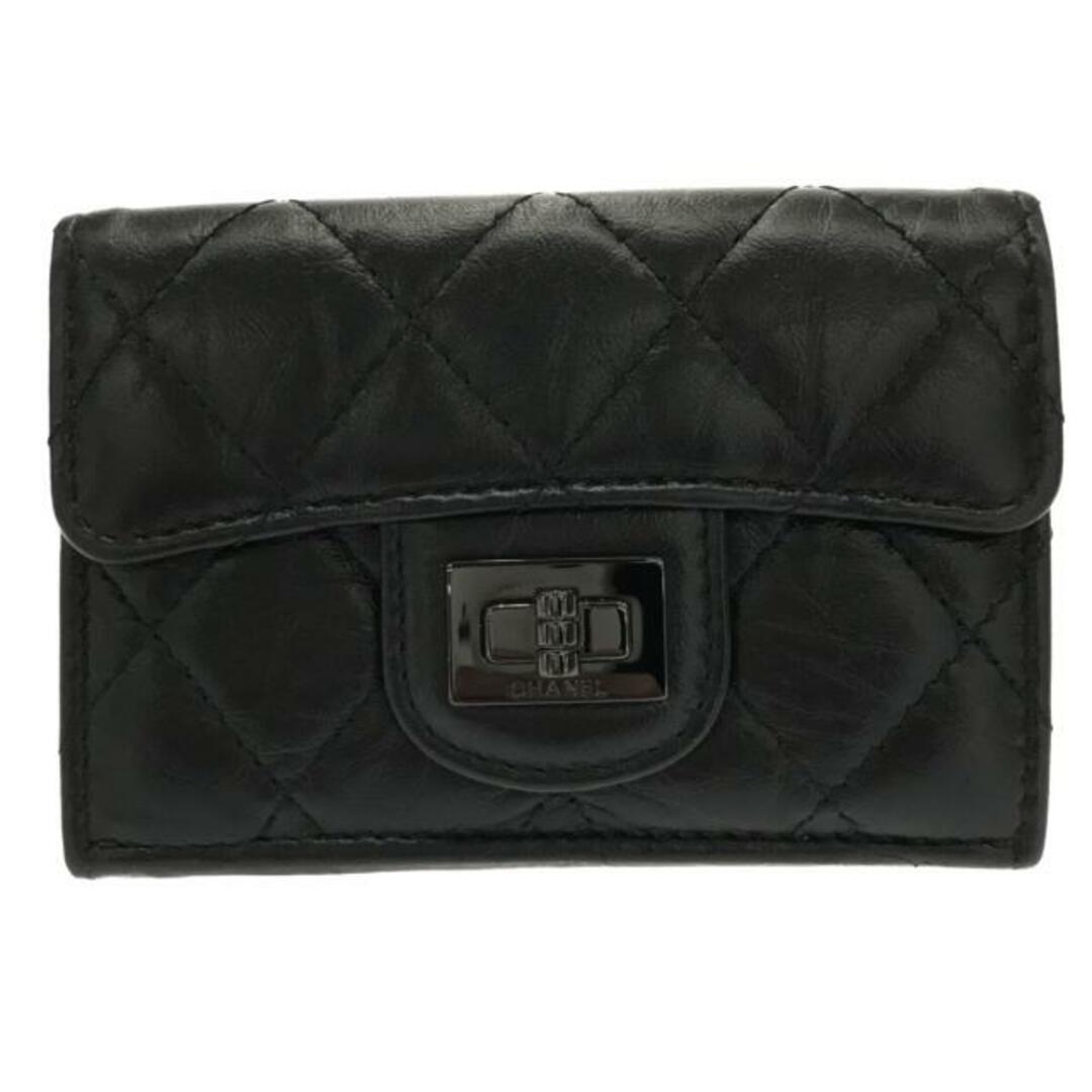 CHANEL(シャネル) 3つ折り財布 A70325 黒