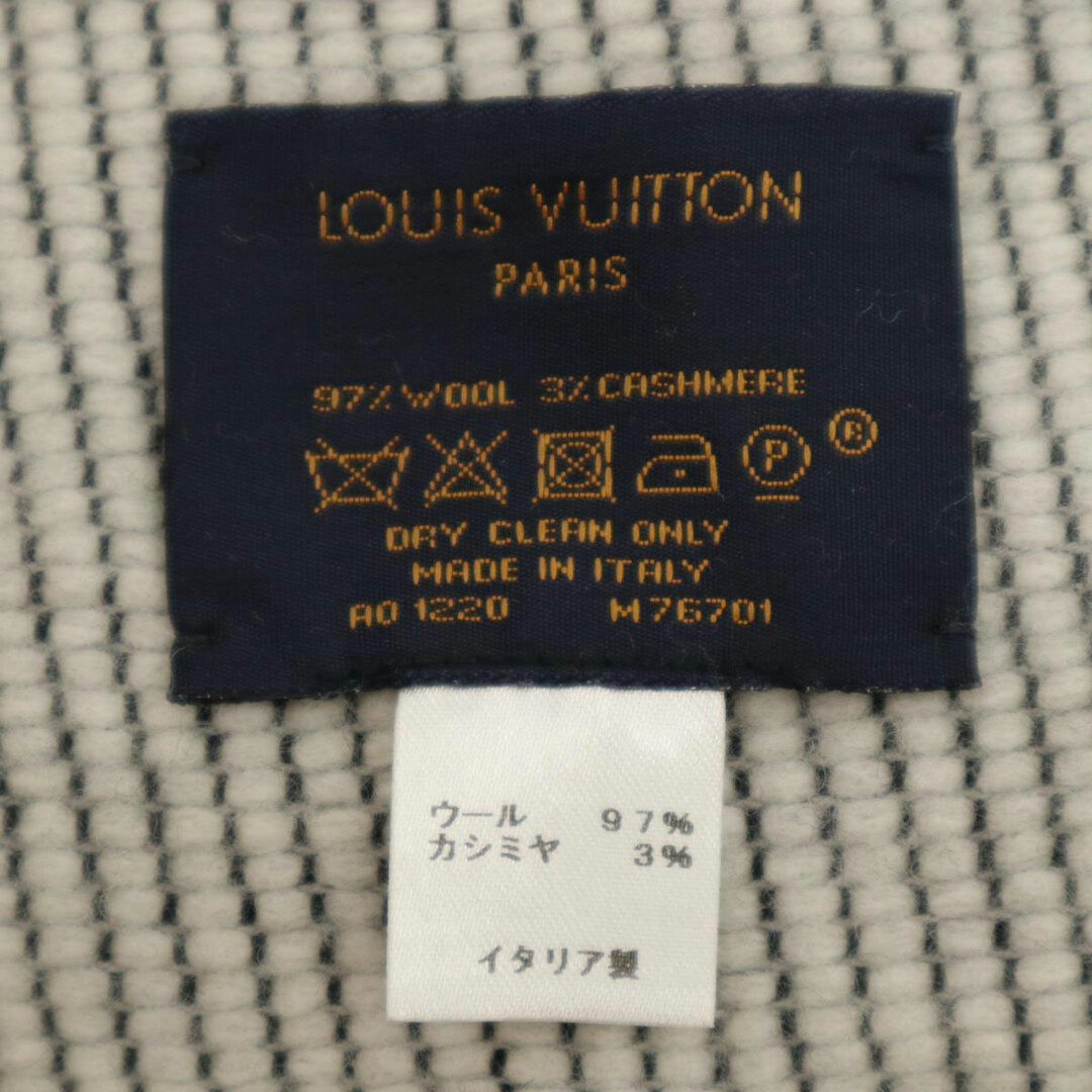 ルイヴィトン エシャルプ デイリー マフラー モノグラム M76701 ユニセックス ブラック LOUIS VUITTON  【アパレル・小物】 6