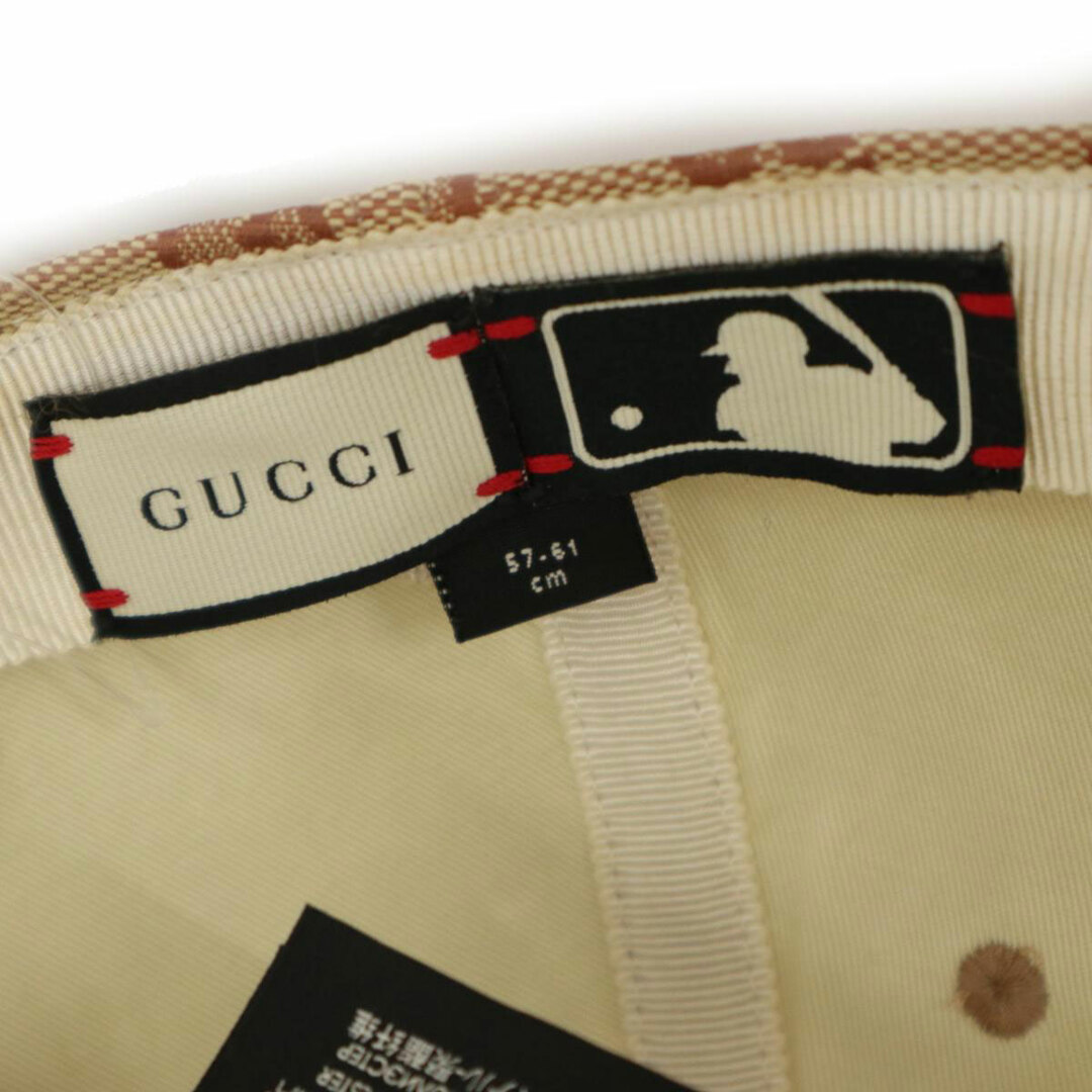 Gucci(グッチ)のグッチ GG キャンバス ベースボール キャップ ユニセックス ベージュ GUCCI 【中古】 【アパレル・小物】 メンズの帽子(キャップ)の商品写真