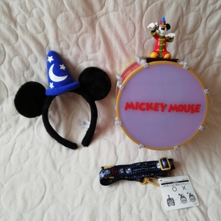 ディズニー(Disney)のTDR　ミッキーキッズカチューシャ&ポップコーンバケットセット(小道具)