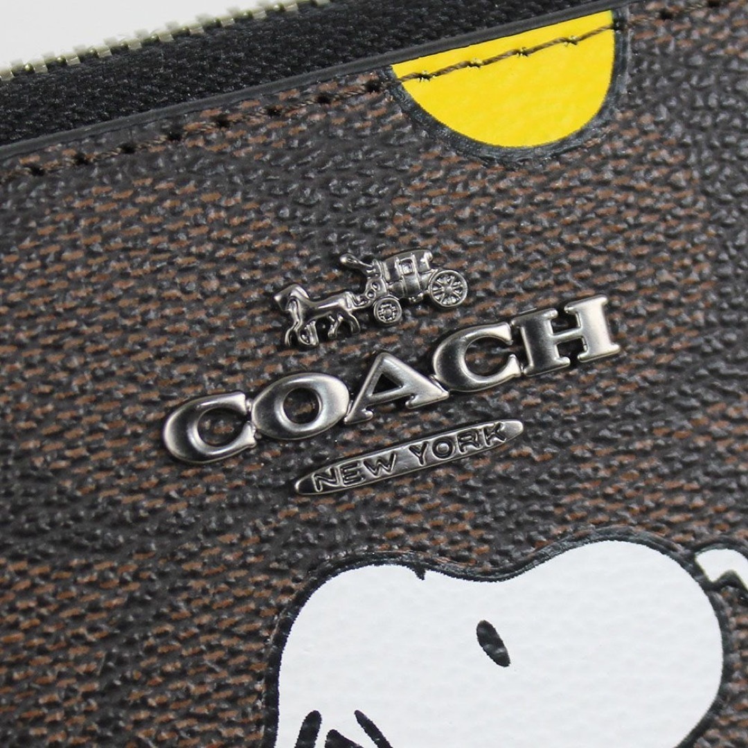 COACH(コーチ)のコーチ PEANUTS ピーナツ コラボ シグネチャー 二つ折り財布 CE708 レディースのファッション小物(財布)の商品写真