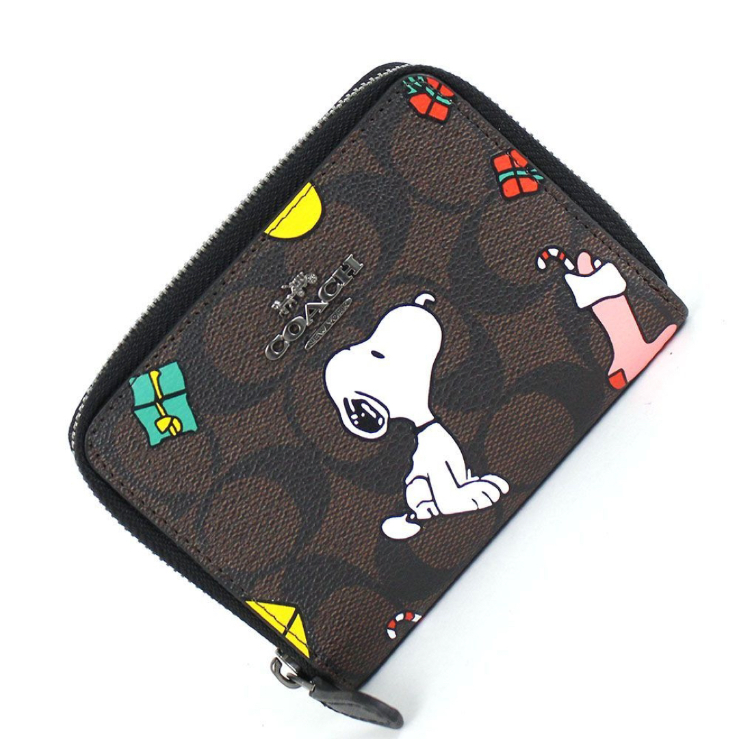 COACH(コーチ)のコーチ PEANUTS ピーナツ コラボ シグネチャー 二つ折り財布 CE708 レディースのファッション小物(財布)の商品写真