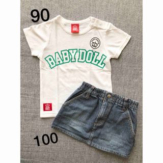 ベビードール(BABYDOLL)のTシャツ、スカートセット　90.100(その他)