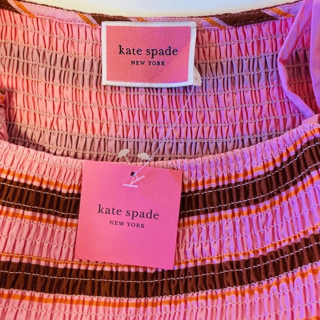 kate spade new york(ケイトスペードニューヨーク)の☆新品タグ付き☆katespade ケイトスペード ワンピース ピンク レディースのワンピース(ロングワンピース/マキシワンピース)の商品写真