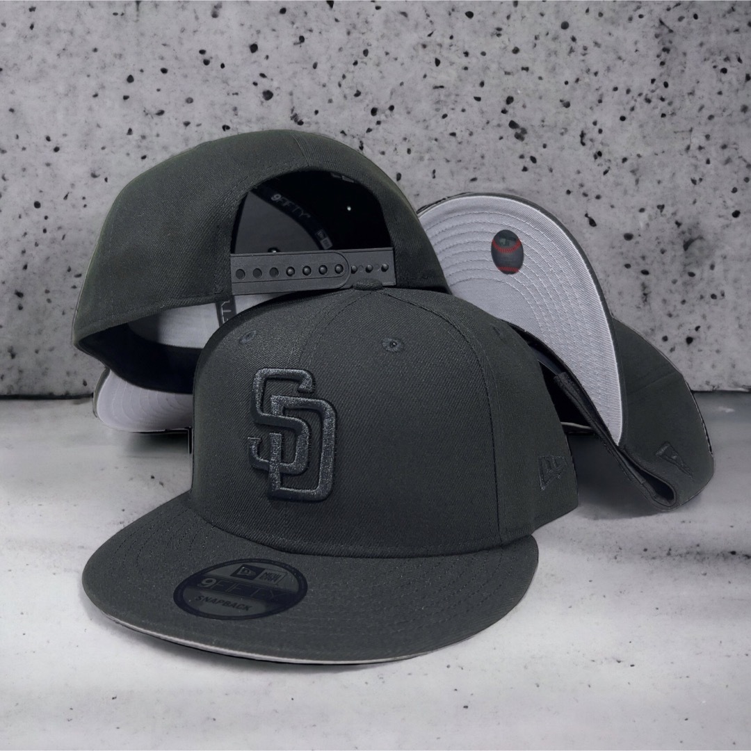 NEW ERA 9FIFTY パドレス オールブラック 海外限定