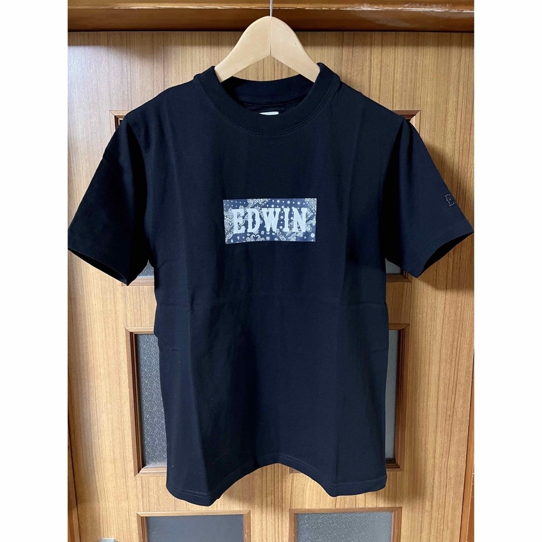 EDWIN(エドウィン)の未使用美品 エドウィン BOXロゴ プリント半袖Tシャツ S 新品 メンズのトップス(Tシャツ/カットソー(半袖/袖なし))の商品写真