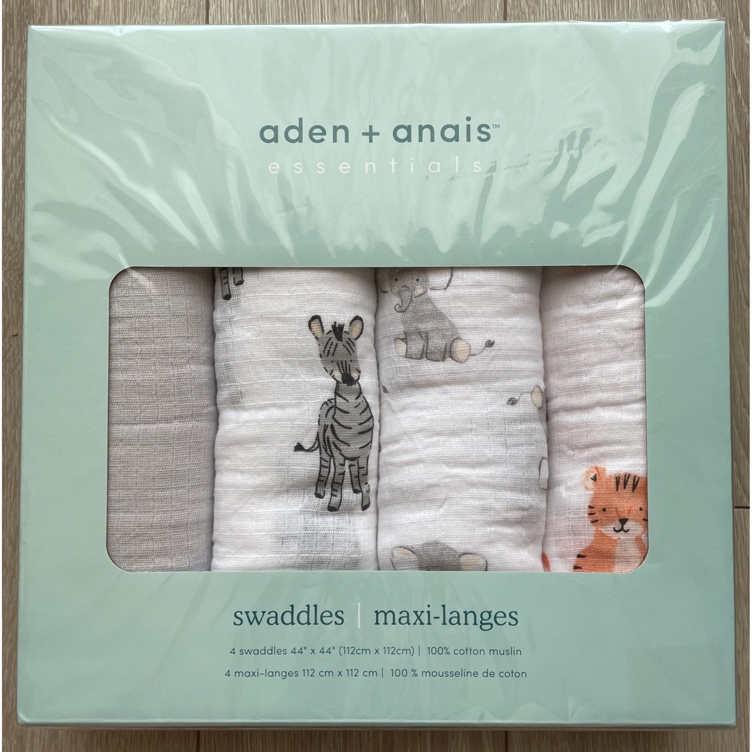 aden+anais(エイデンアンドアネイ)のaden+anais エイデンアンドアネイおくるみ4枚セット キッズ/ベビー/マタニティのキッズ/ベビー/マタニティ その他(その他)の商品写真