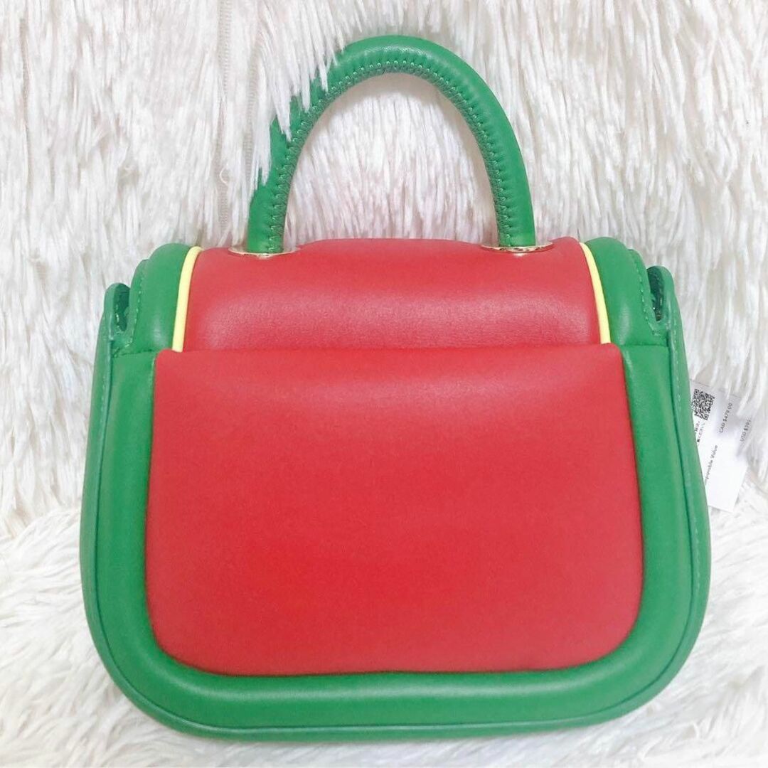 kate spade new york(ケイトスペードニューヨーク)の✨激レア✨kate spade 2wayショルダーバッグ スイカ　レザー レディースのバッグ(ショルダーバッグ)の商品写真