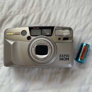 ペンタックス(PENTAX)のPentax espio140m ジャンク品　CR123A電池(フィルムカメラ)