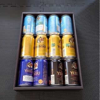 サッポロ(サッポロ)のエビスビール　ギフト缶セット　４種入り　YSF3D(ビール)