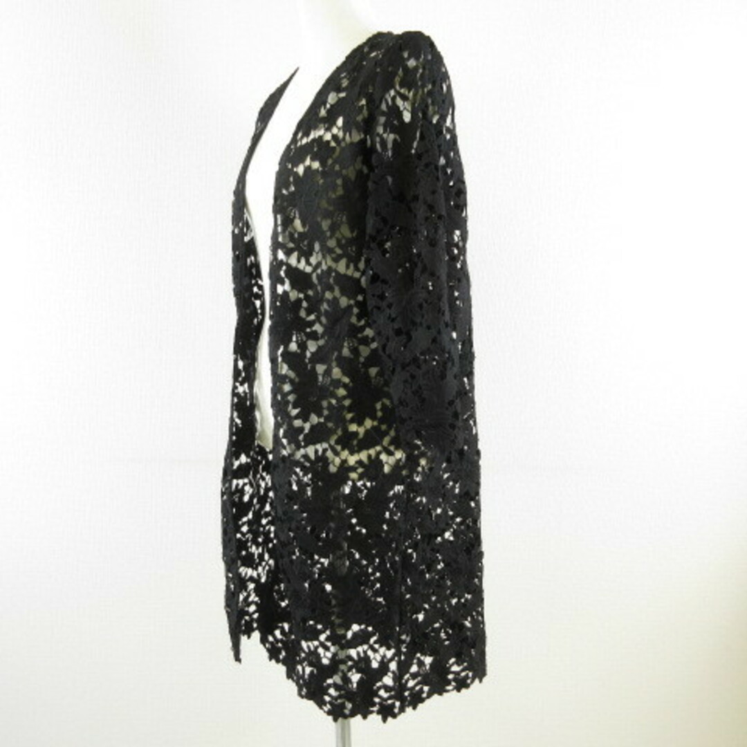 EmiriaWiz(エミリアウィズ)のエミリアウィズ EmiriaWiz カーディガン ロング 七分袖 黒 F レディースのトップス(カーディガン)の商品写真