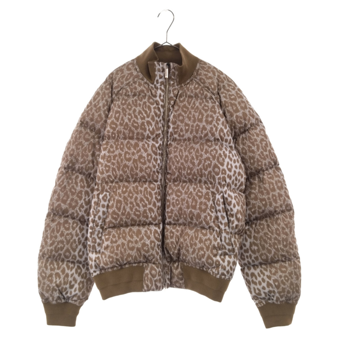 DIOR ディオール 21AW Leopard Down Jacket 213C411A5492 レオパード柄 ダウンジャケット ブラウン