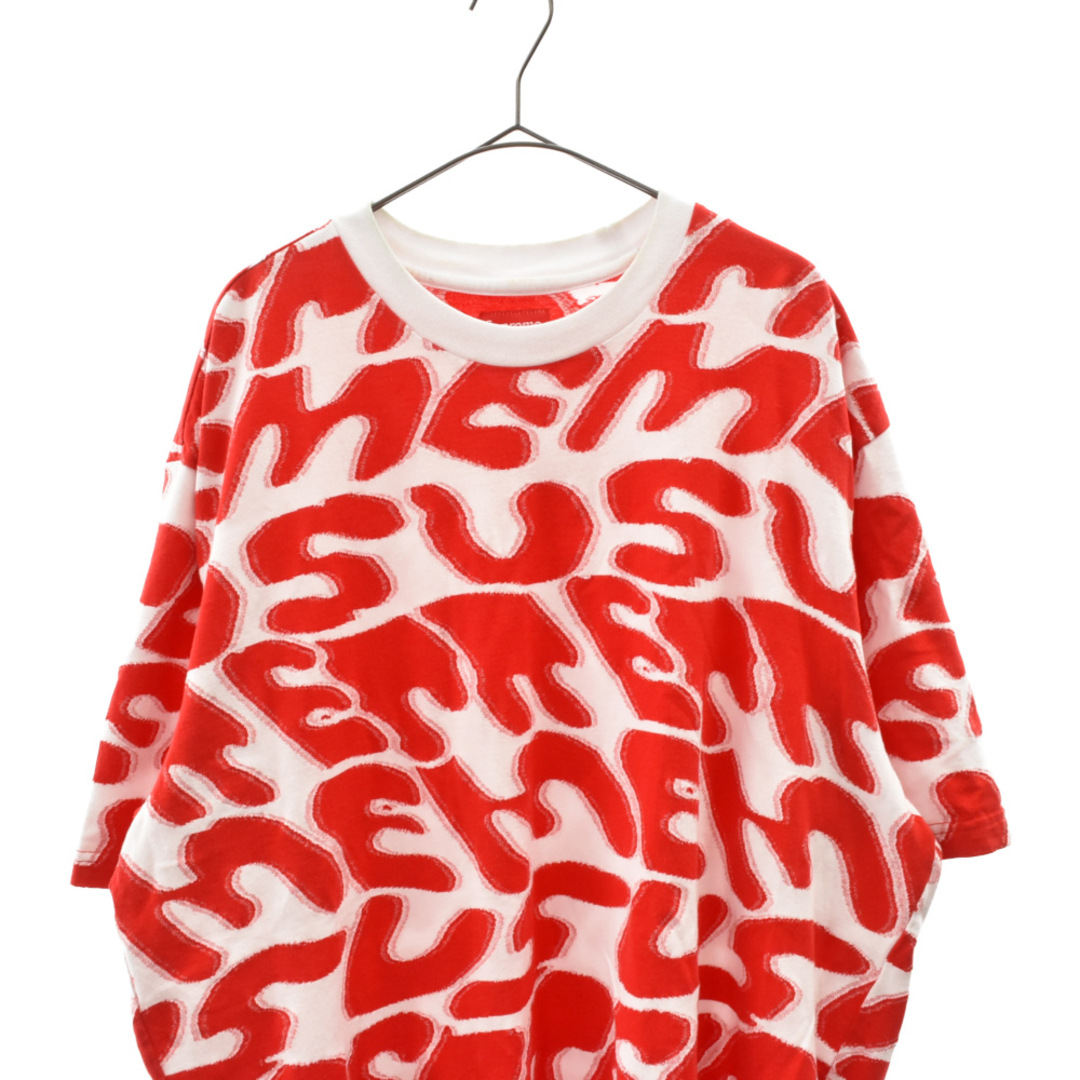 SUPREME シュプリーム 23SS Stacked Intarsia S/S スタックインターシャ 半袖Tシャツ レッド 半袖Tシャツ