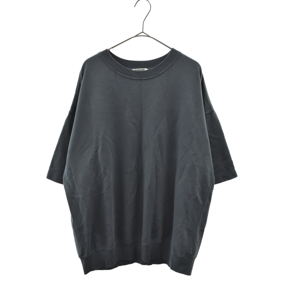 AURALEE オーラリー 21SS SUPER HIGH GAUZE NAPPED SWEAT TEE スーパーハイゲージ半袖Tシャツ A21SP02NU ネイビー 半袖Tシャツ