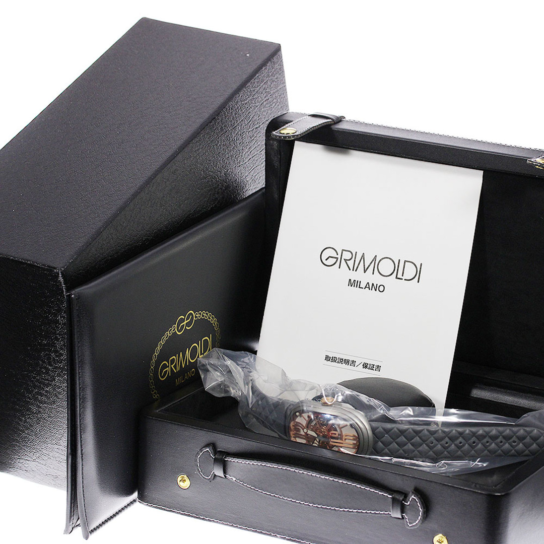 グリモルディ GRIMOLDI SSMTWH612PK GTO デイト 自動巻き メンズ 未使用品 箱・保証書付き_760750