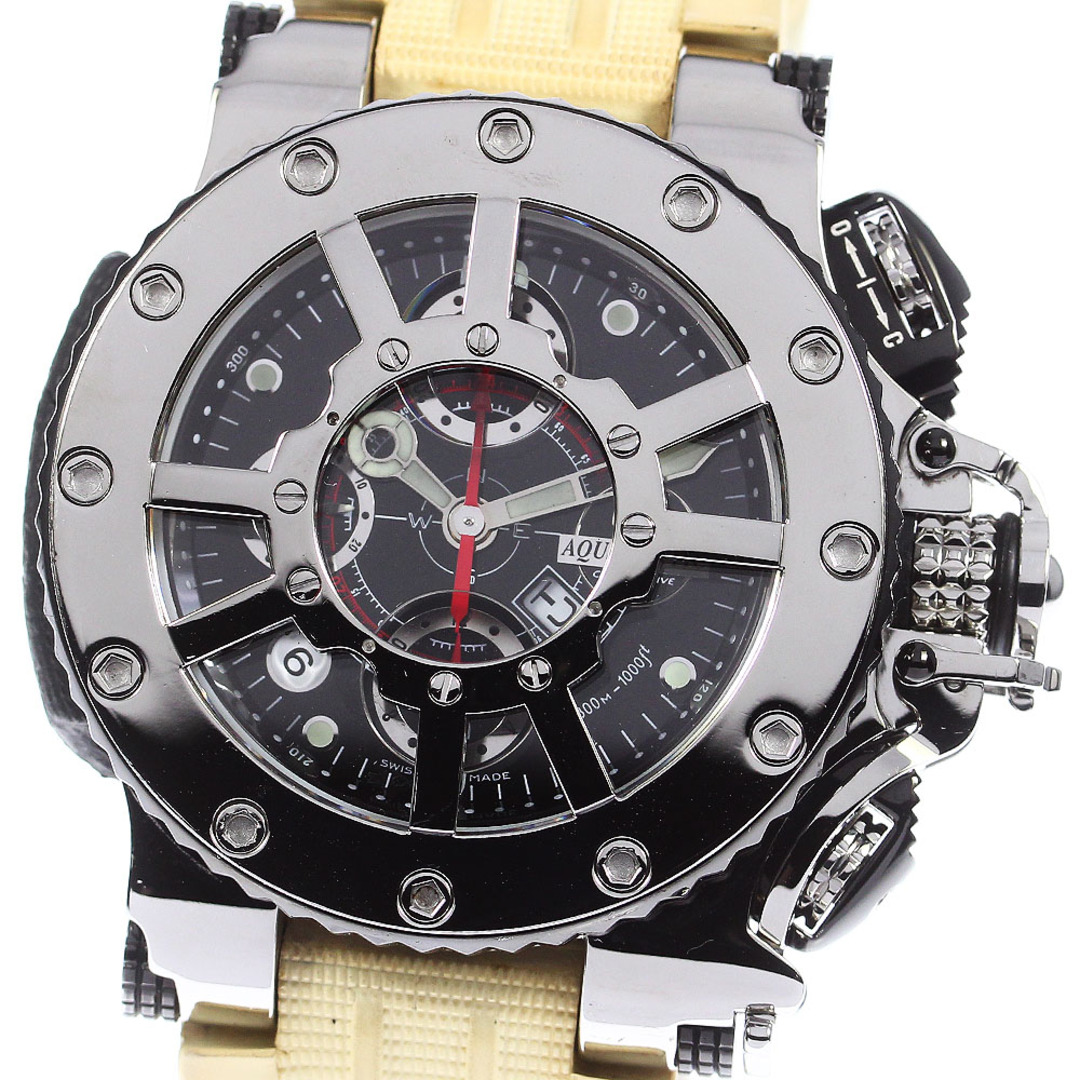 AQUANAUTIC(アクアノウティック)の訳あり アクアノウティック AQUANAUTIC キングクーダ デイデイト ダイヤ 自動巻き メンズ _747884 メンズの時計(腕時計(アナログ))の商品写真