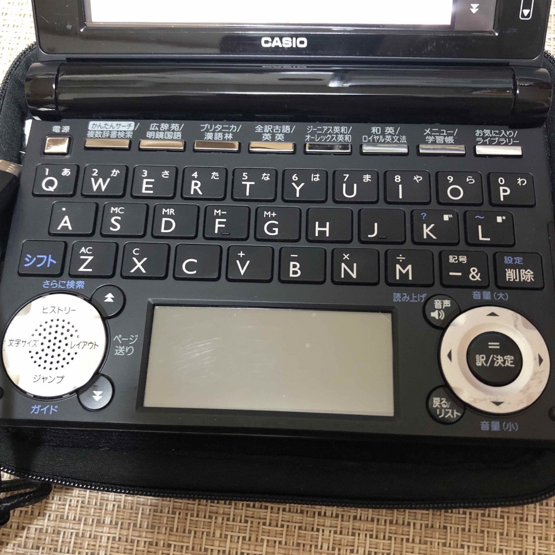 CASIO(カシオ)のCASIO EX-word 電子辞書 XD-D4800 ソフトケース付き スマホ/家電/カメラのPC/タブレット(電子ブックリーダー)の商品写真