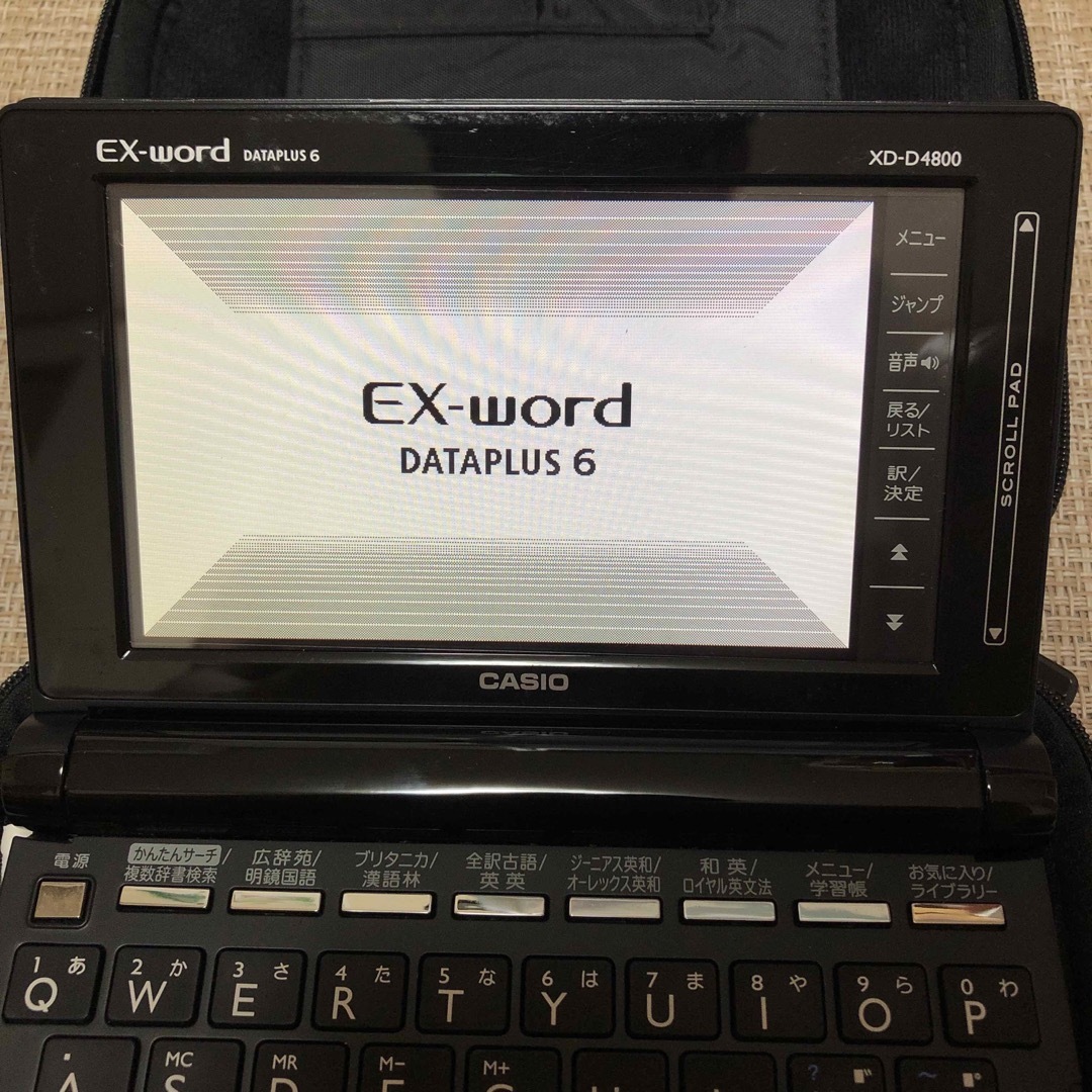 CASIO(カシオ)のCASIO EX-word 電子辞書 XD-D4800 ソフトケース付き スマホ/家電/カメラのPC/タブレット(電子ブックリーダー)の商品写真