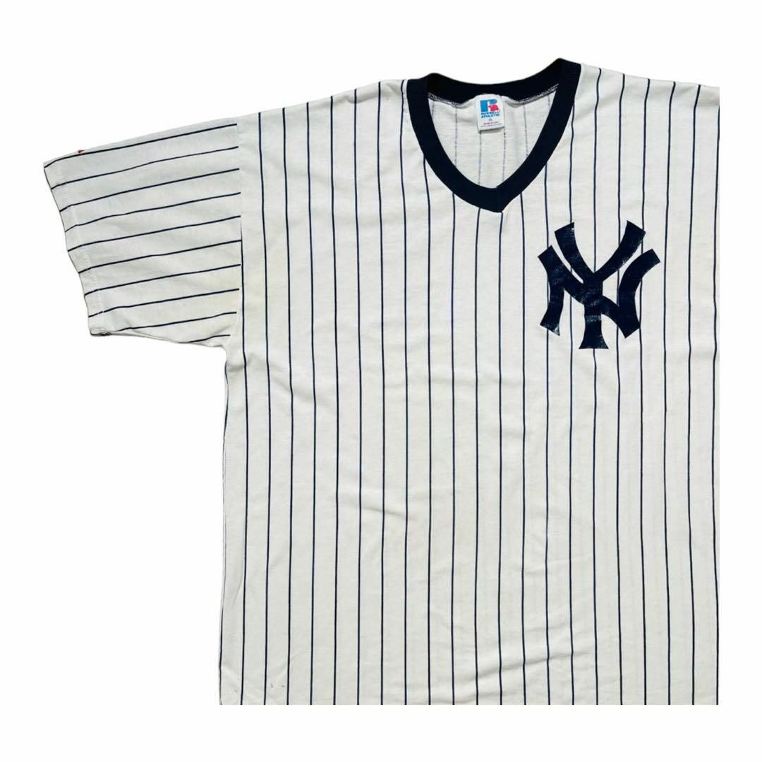 【MLB】ニューヨークヤンキース ベースボールTシャツ USベースボール
