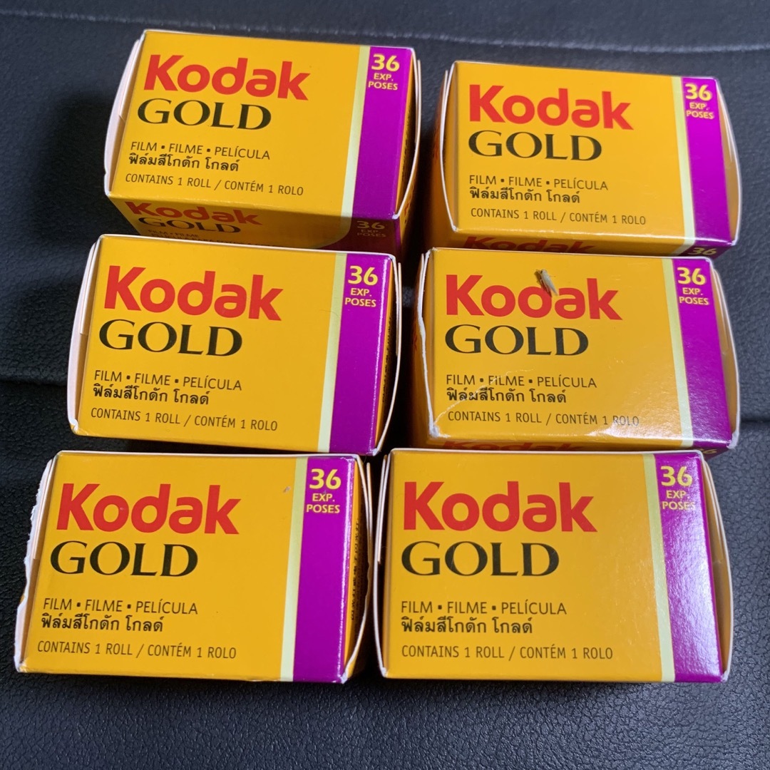 Kodak GOLD 200 36枚撮   6本　有効期限切れ（2021/10） スマホ/家電/カメラのカメラ(フィルムカメラ)の商品写真